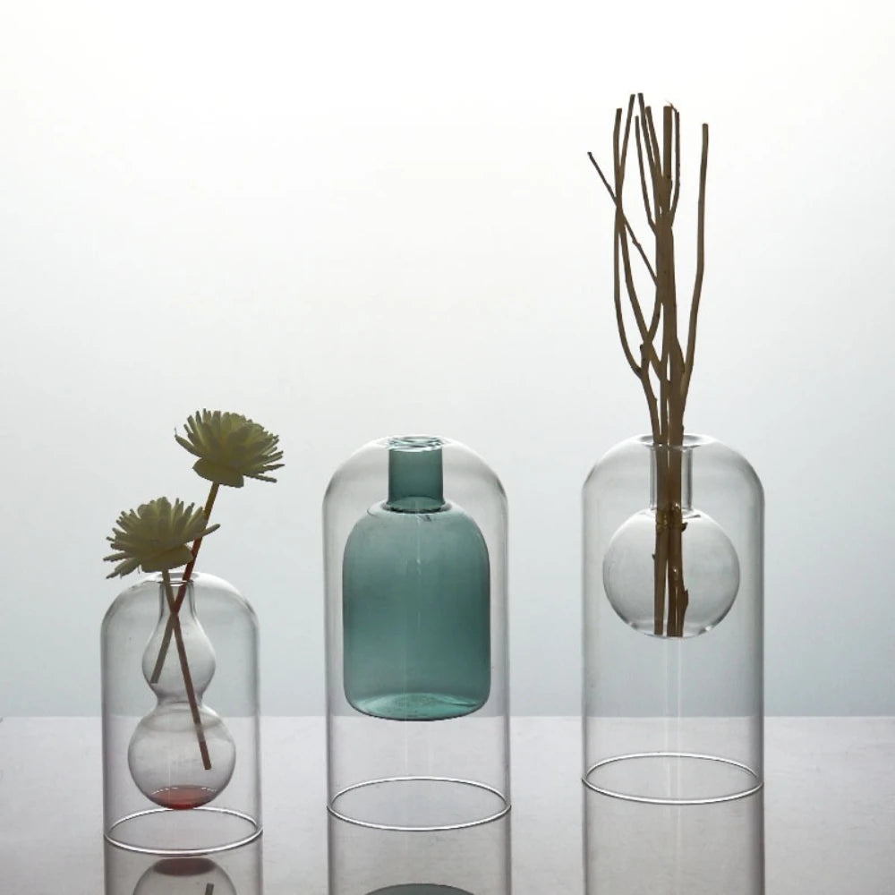 Decorative Glass Reed Diffuser Bottle — Modern Home Accent