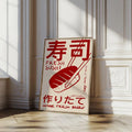 Japandi Sushi Poster