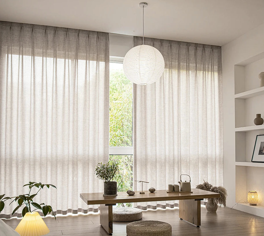 Japandi Sheer Curtains