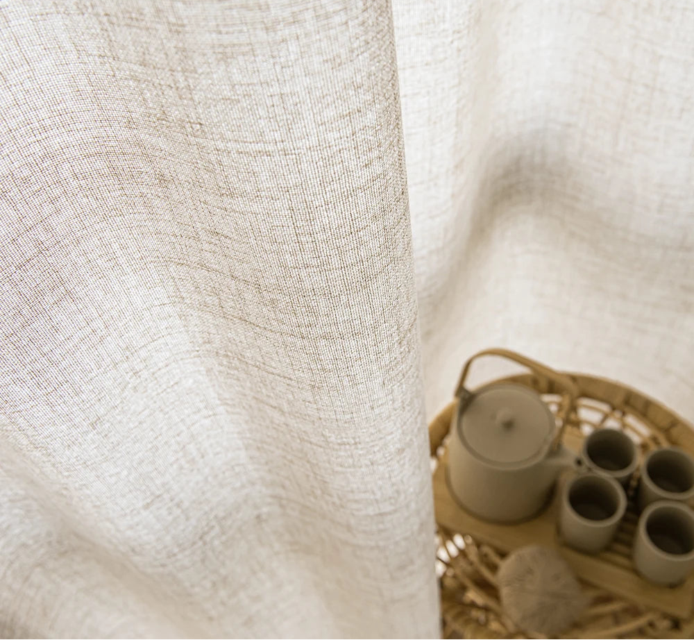 Japandi Sheer Curtains