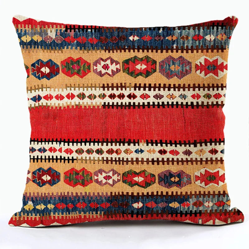 Bohemian Linen Cushion Cover