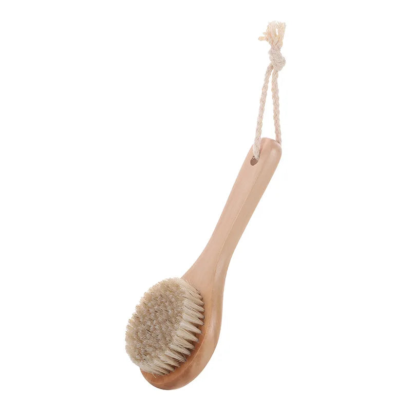 Natural Bristle Dry Body Brush — Feature detail