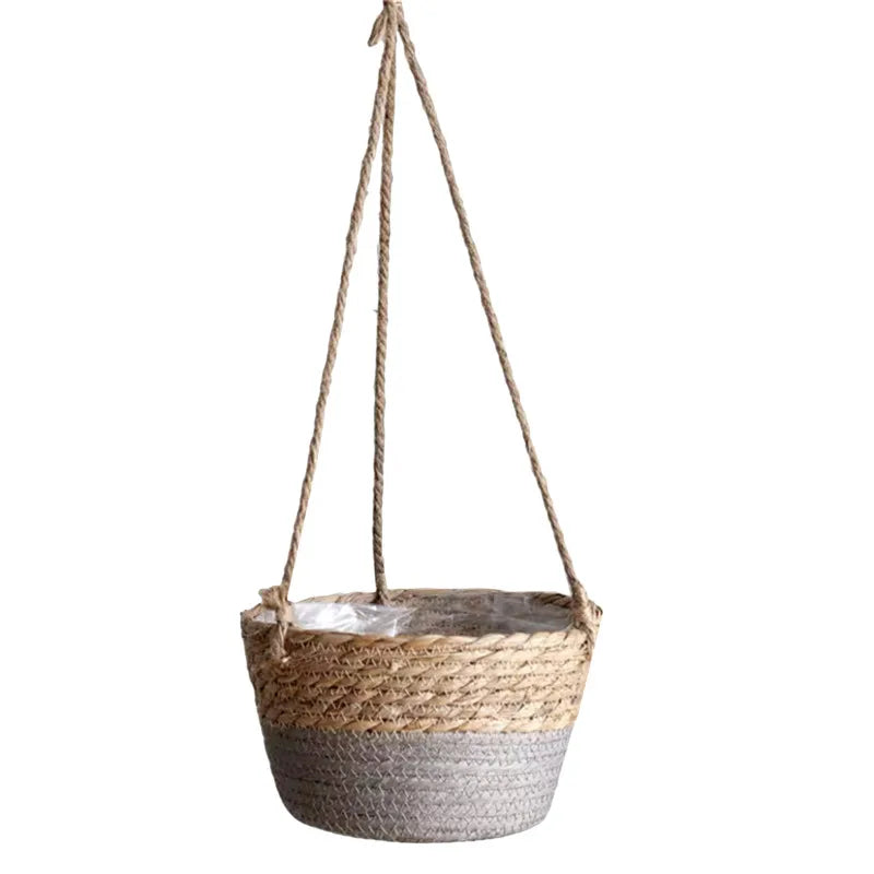 Macramé Garden Hanging Planter — Texture detail