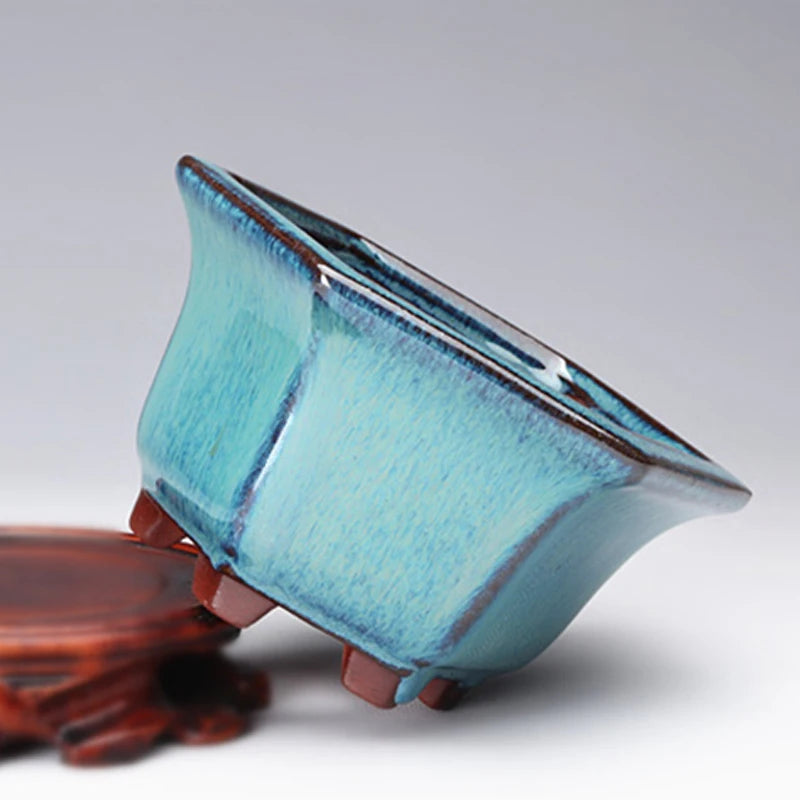 Ceramic Garden Planter — Detail view