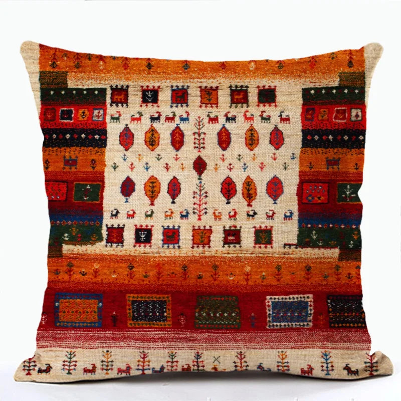 Bohemian Linen Cushion Cover