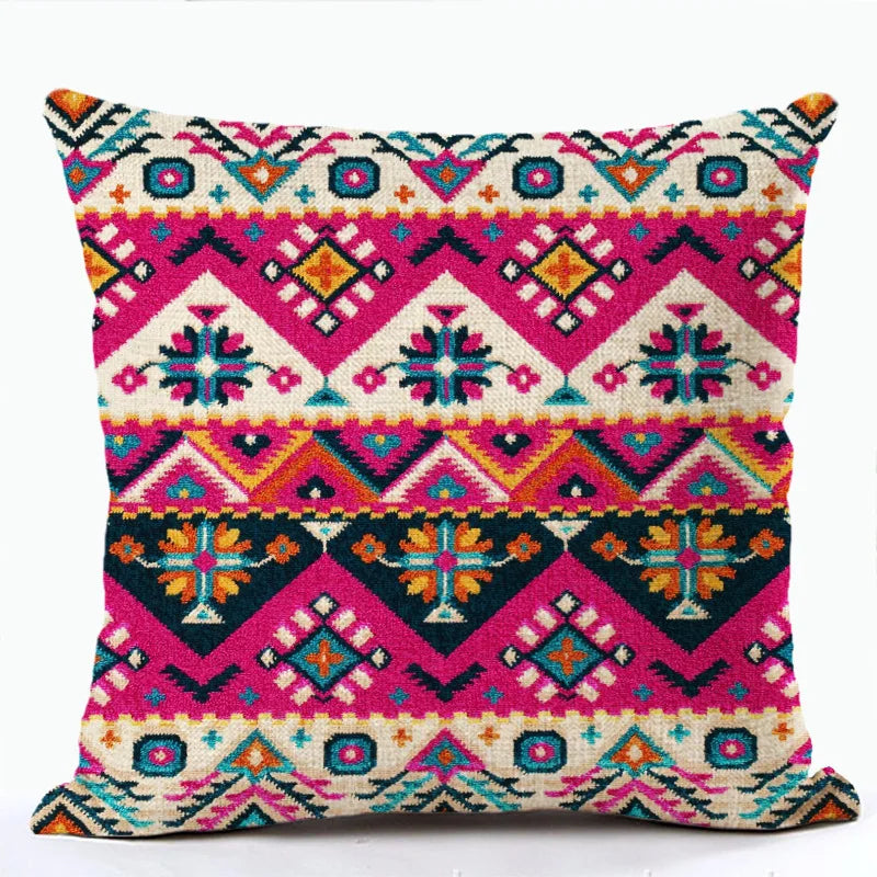 Bohemian Linen Cushion Cover
