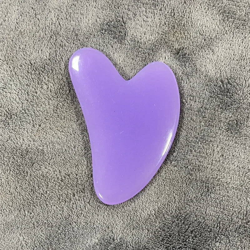 Heart-Shape Beeswax Gua Sha Facial Massage Tool