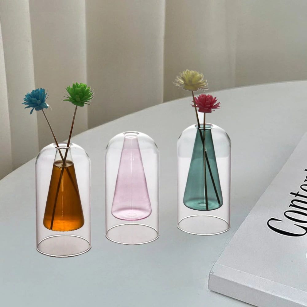 Decorative Glass Reed Diffuser Bottle — Modern Home Accent