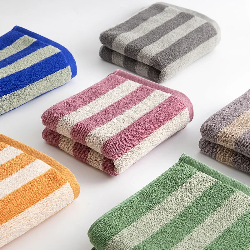 The Everyday Cotton Bath Towel — In use