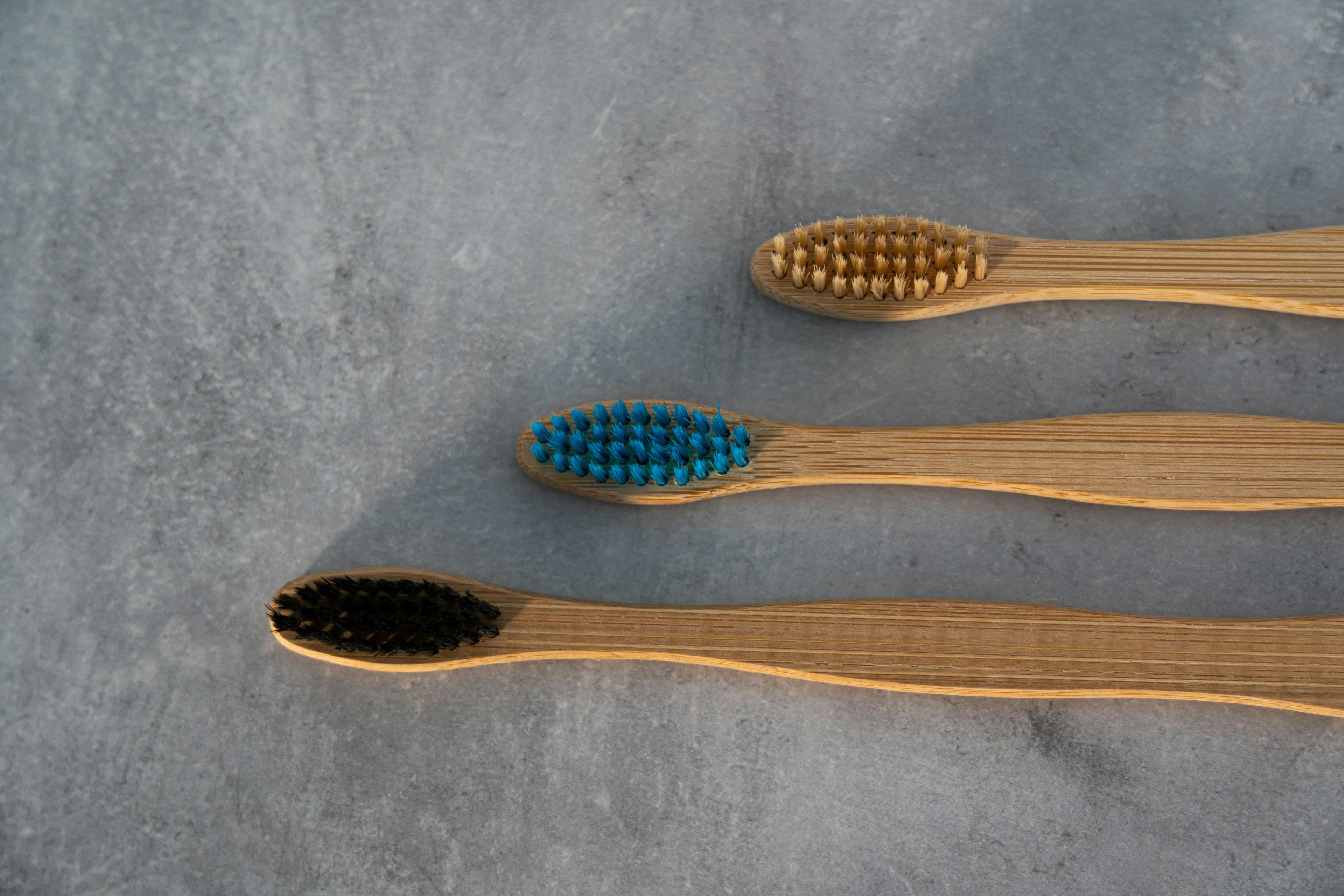 Natural Bamboo Toothbrush Set — 5-10 Pack — Lifestyle view
