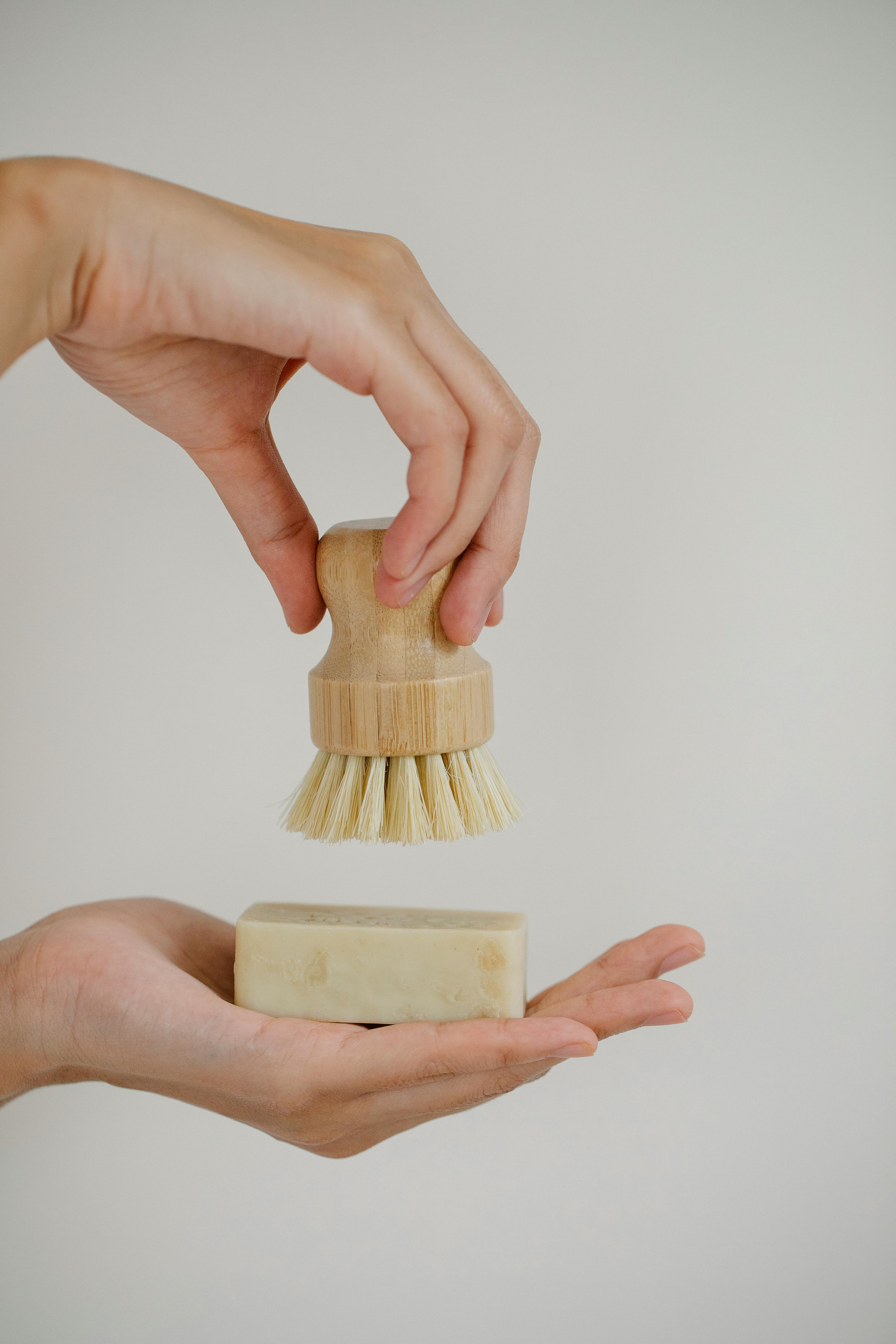 Wooden Dish Brushes — Set of 2