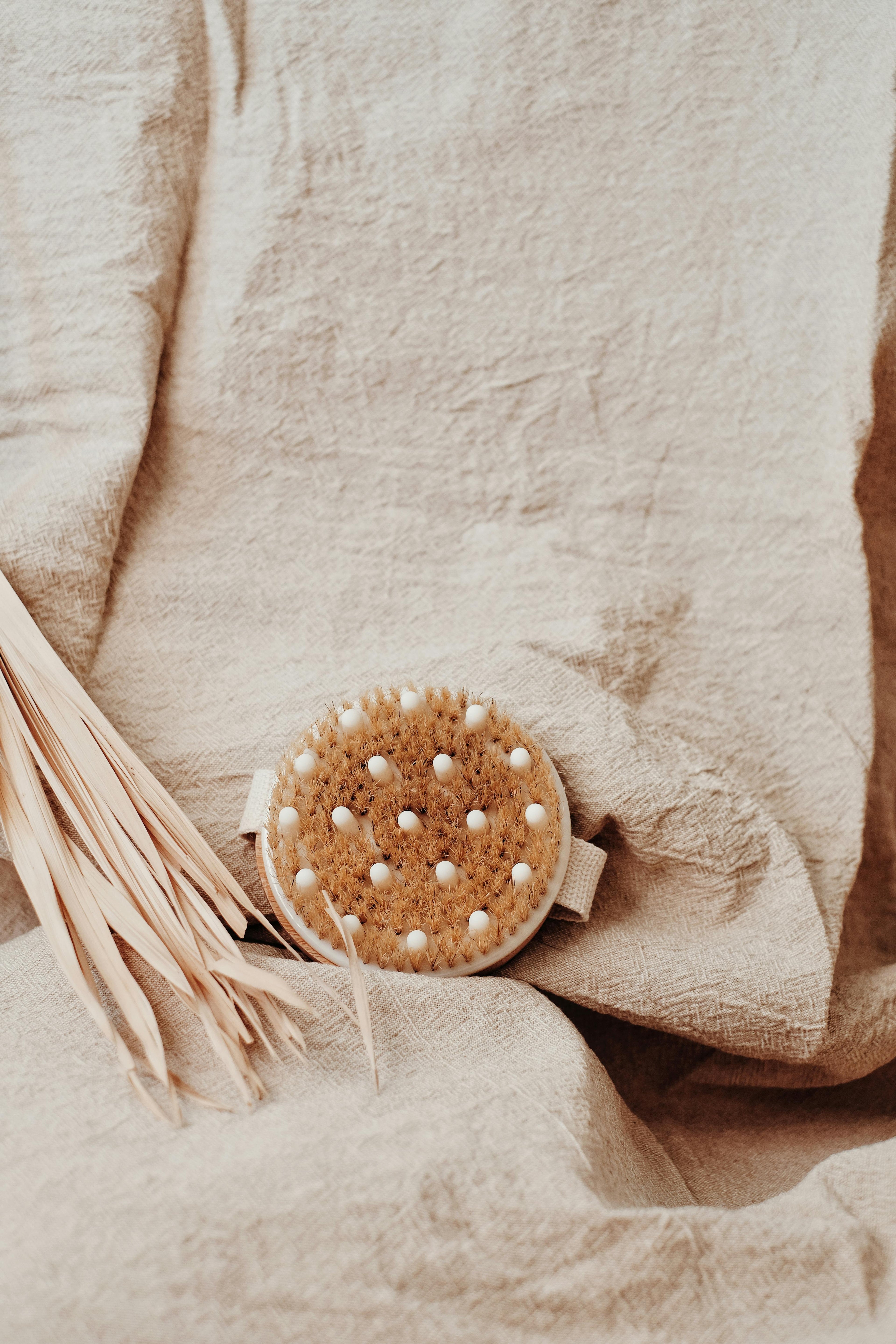 Natural Bristle Dry Body Brush — Lifestyle view