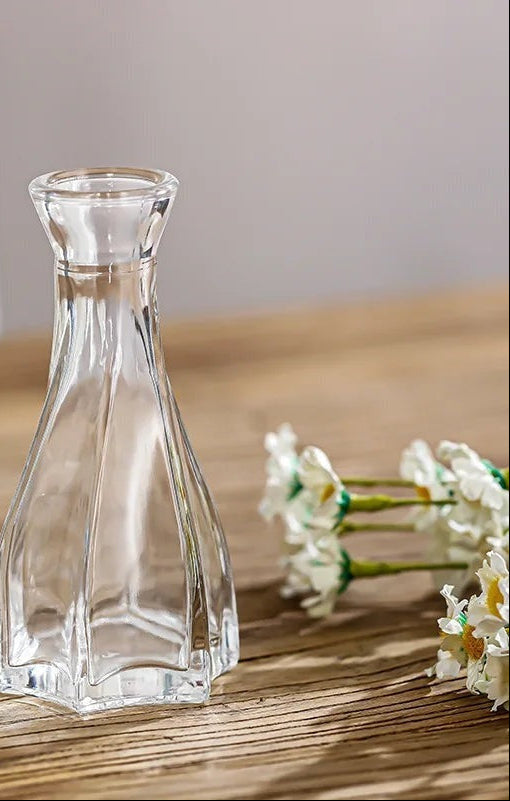 French Retro Embossed Glass Vase — View 19